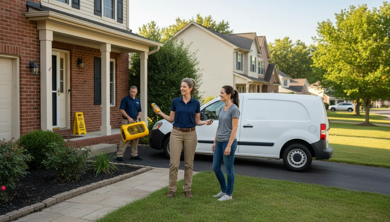Water restoration image for Home Water Damage Repair in Copper Hill, VA